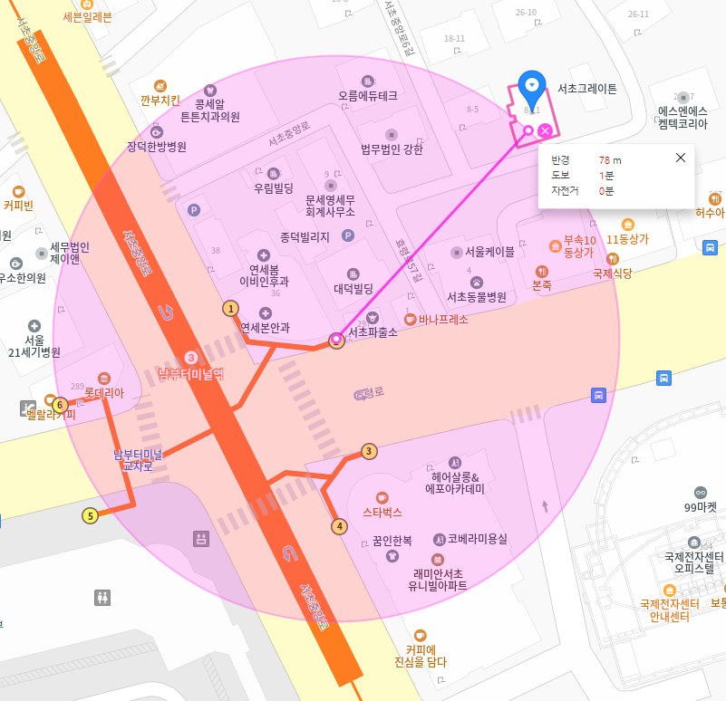 남부터미널역 월주차_역에서 도보 1분, 초역세권, 전일 24시, SUV 이하, 자주식