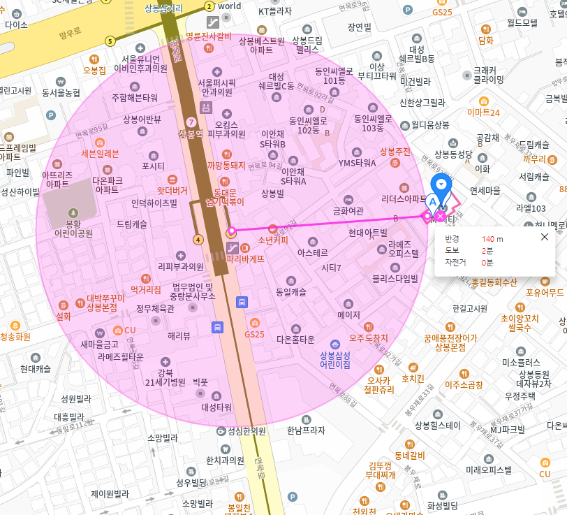 상봉역 월주차_역에서 도보 2분 역세권, 전일 24시, 기계식 승용, RV
