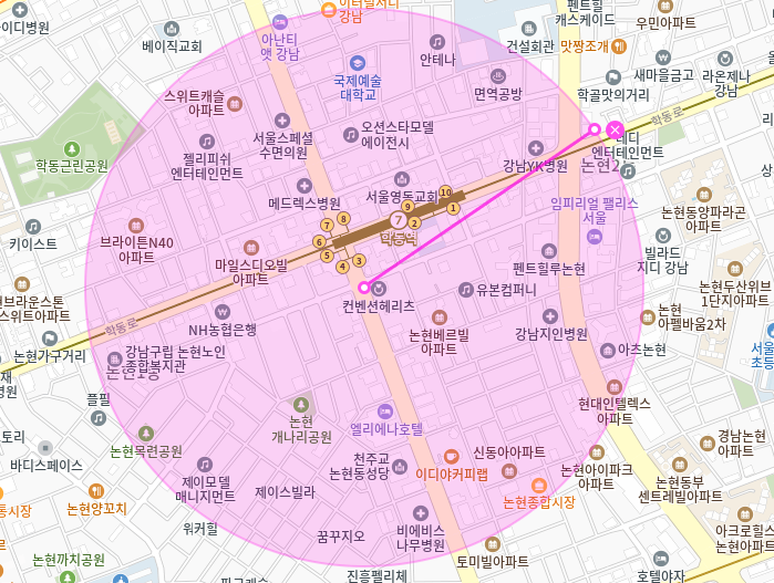 학동역 월주차_초역세권,전일24시,단일주차장