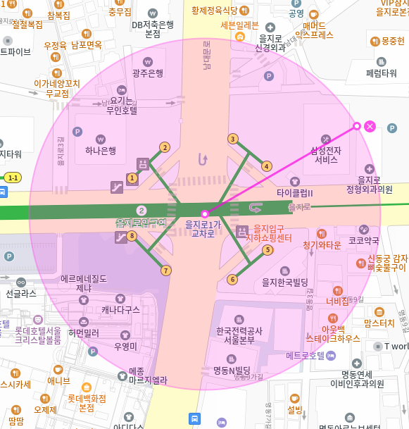 을지로 월주차 / 을지로입구역 바로 앞, 초역세권, 신규 단일주차장