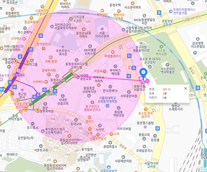 중림동 월주차_충정로역 도보 3분, 전일 24시, 승용차 전용, 기계식