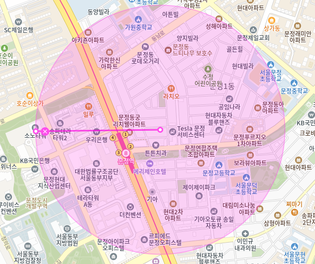 문정동 월주차_1번출구 도보 1분 초역세권 주차장의 정석