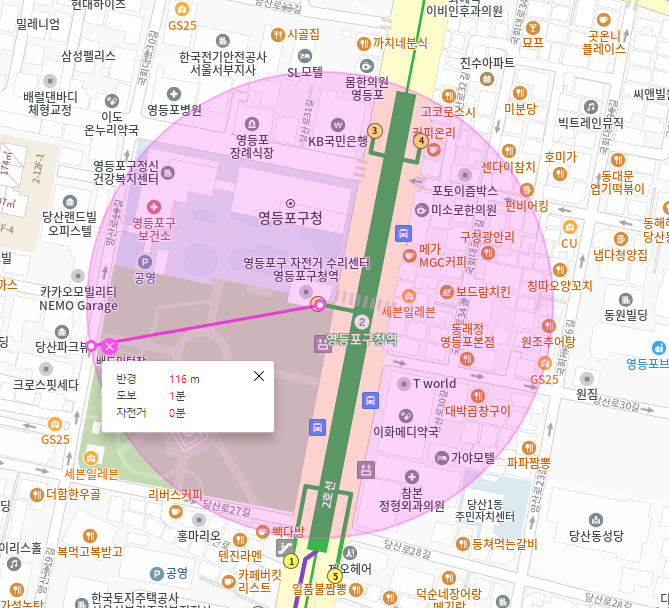 영등포구청역 월주차_역에서 도보 1분 초역세권, 평일 전용, 승용차 전용 주차장