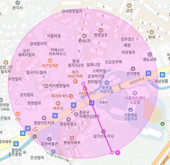 평창동 월주차_서울예고 도보 7분 거리 자주식 단일주차