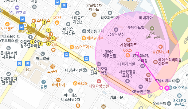선유도역 월주차_선유도역 도보 8분 거리 자주식 주차장