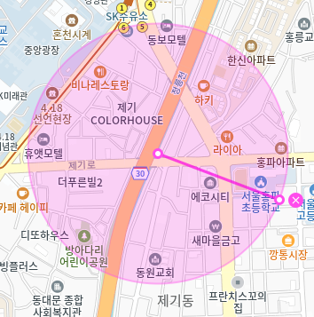 제기동 월주차_홍파초등학교 바로 앞, 안암역 인근 기계식 승용 주차장
