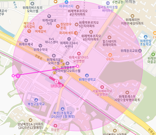 남위례 월주차_4번출구 코앞,전일24시,단일주차