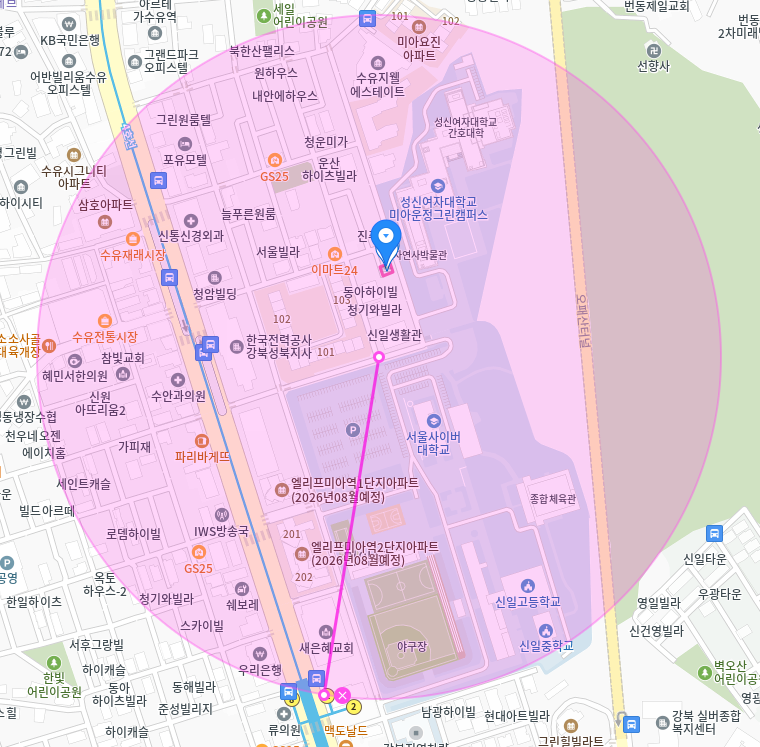 미아동 월주차_미아역 도보 6분 자주식, 지정석, 전일제 주차장