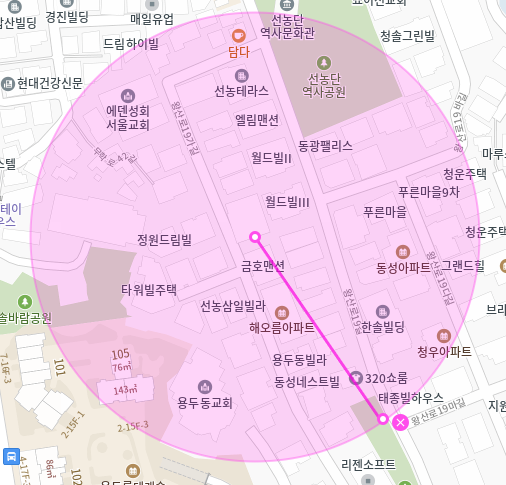 동대문구 월주차, 제기동역 1번 출구 도보 7분 거리 주차장 안내