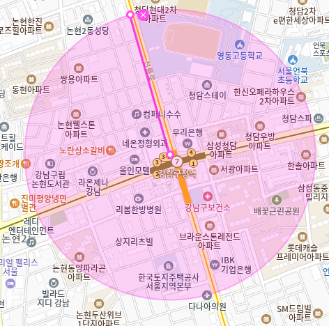 강남구청역 월주차_논현동 비지니스 중심지 24시간 단독 주차장