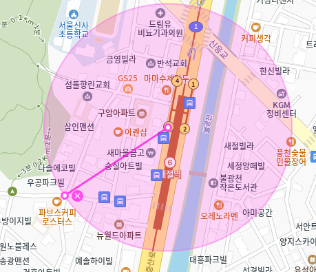 은평 신사동 월주차_새절역 불광천 인근 밤에도 안전한 주택가 주차장