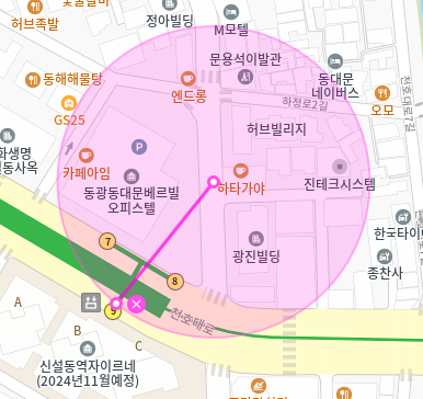 신설동 월주차_신설동역 초역세권에 자리한 단독 주차 공간