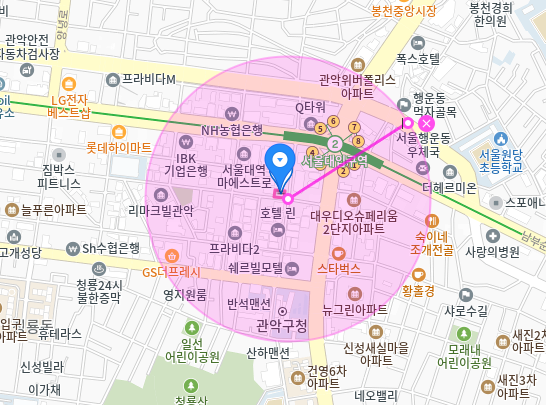 서울대입구역 월주차/3번출구 도보 1분 초역세권/인기매몰 바로 예약하기