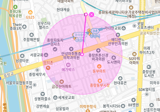 중랑구 월주차_중랑역 4번출구 바로 앞 역세권 지정석! 심지어 저렴하기까지~