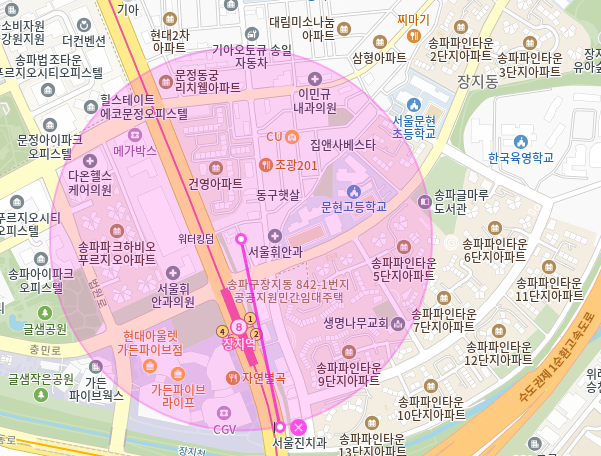 장지역 월주차 *송파구 거주자 주목* 지정석 저렴하게 예약하세요-!