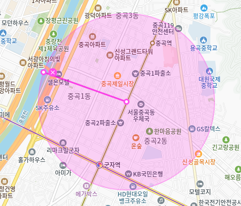 중곡동 월주차 *24시 전일제* 더블역세권 최저가로 지금 예약하세요!