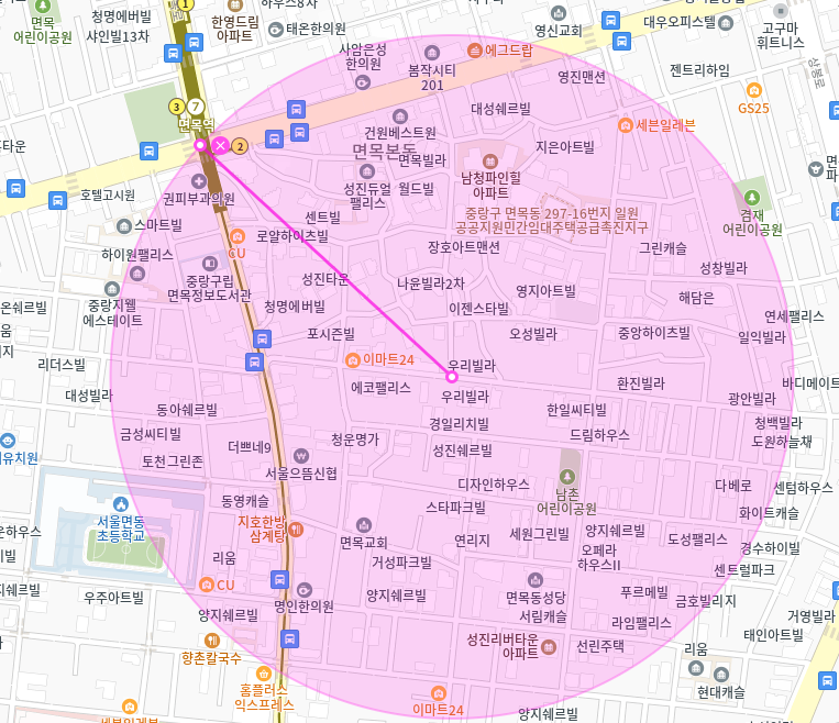 [신규] 면목동 월주차_면목역 인근 지정석 인기 단독 주차장