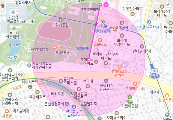 보라매병원역 월주차 2번출구 도보 3분, 24시 차단기로 안심주차