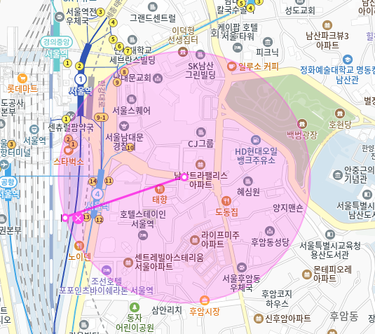 서울역 월주차 11번출구 조선호텔 근처 주차장 *주만사 추천*