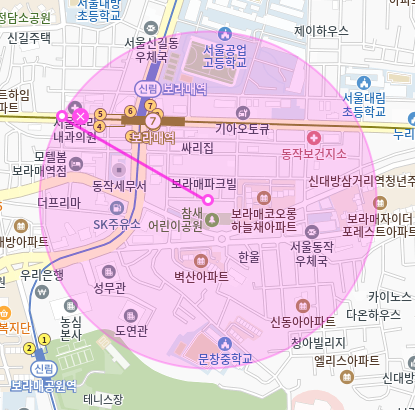 보라매역 월주차 2번출구 도보 2분, 동작노인회관 바로 앞 주차장 추천!