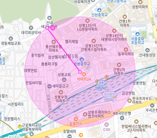 망우역 월주차 상봉중학교 인근 주차장_번거로운 이중주차는 싫다면 클릭!