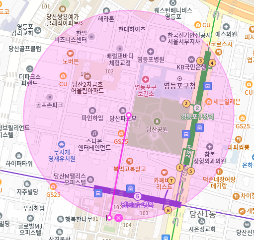 영등포구청역 월주차 당산보건소 바로 앞 단일주차로 번거로움 ZEROㅣ평일전용