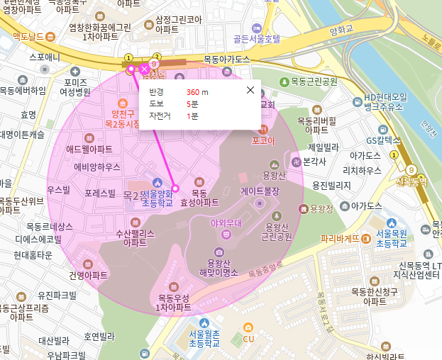 [신규] 목동 월주차_ 용왕산 근린공원 인근 인기 24시 주차장 2면 곧 마감