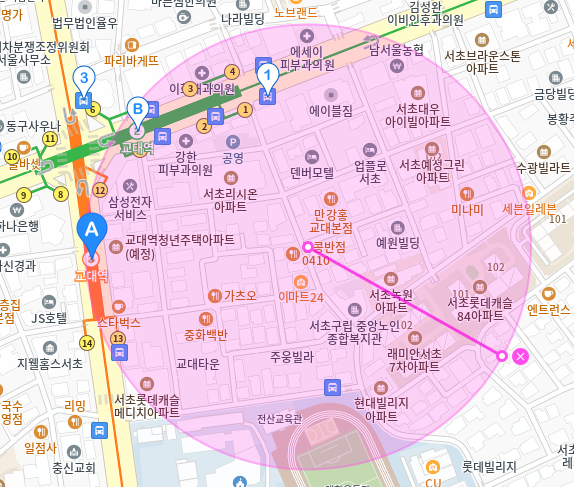 교대역 월주차_교대역 도보 3분 거리에 위치한 월주차장 소개합니다