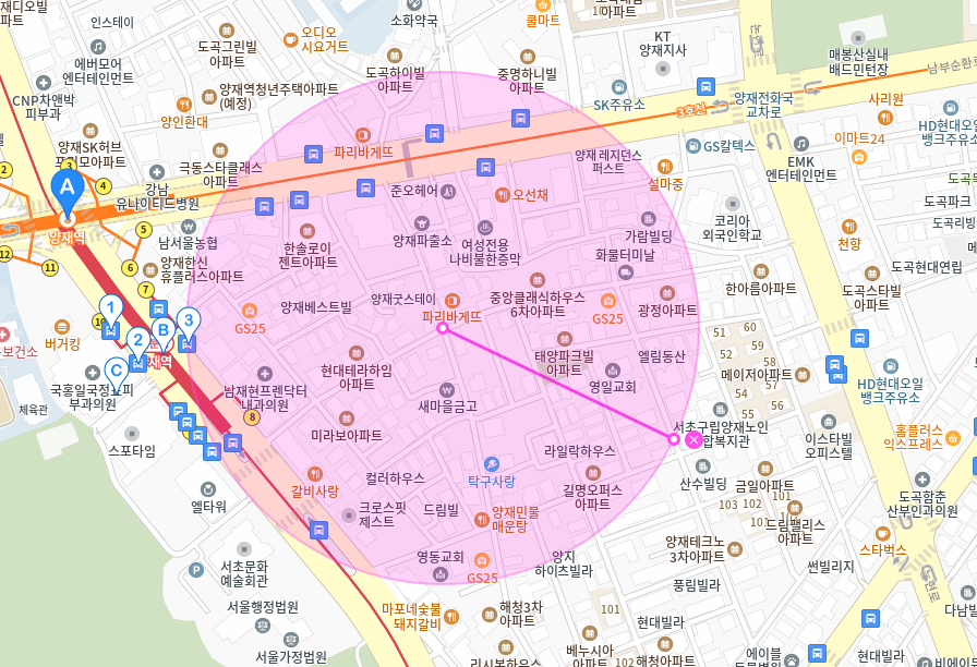 양재역 월주차_양재시장에 가까운 월주차장 이용해보세요