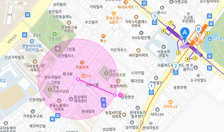 가락동 월주차_오금역과 석촌중학교 사이에 위치한 월주차장 소개드려요