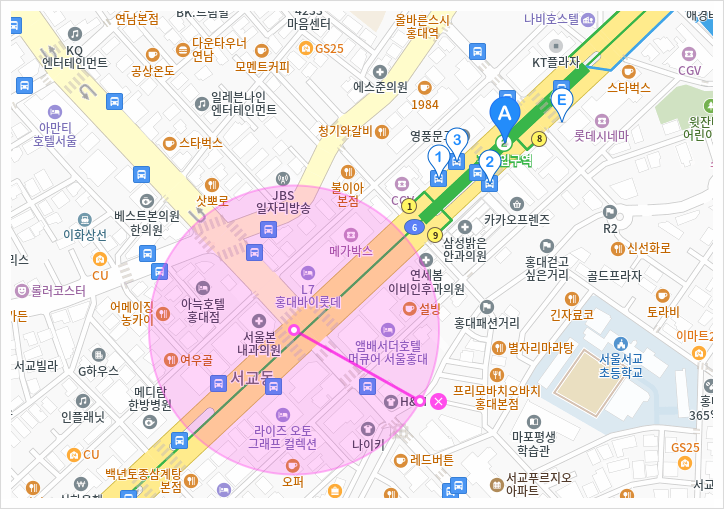 홍대입구역 월주차_메가박스 인근에 위치한 24시간 월주차장 이용해보세요