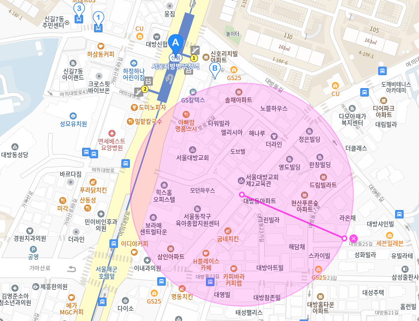 서울지방병무청역 월주차_1번출구 방향 월주차장 추천합니다.