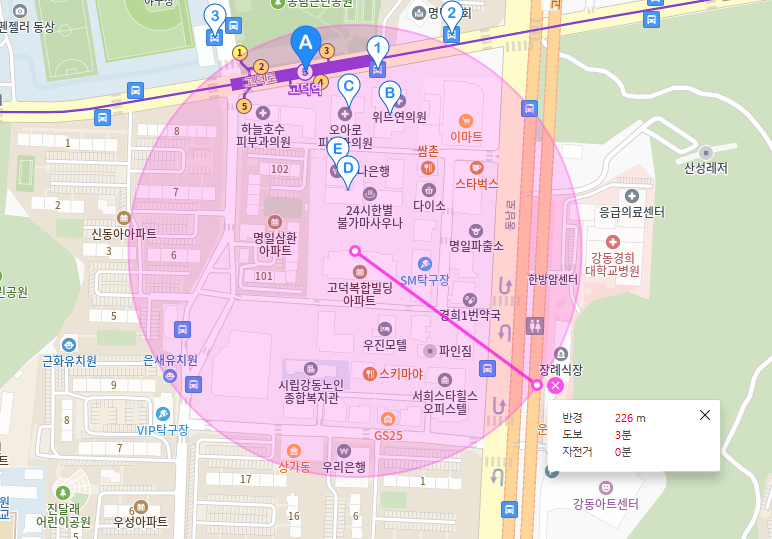 고덕역 월주차_4번 출구 인근에 위치한 월주차장 알려드려요