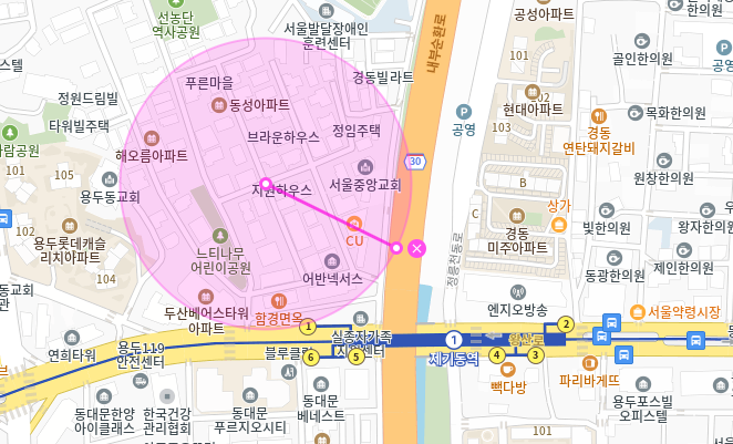제기동역 월주차_1번 출구 방향 도보 5분거리 월주차장 소개합니다.