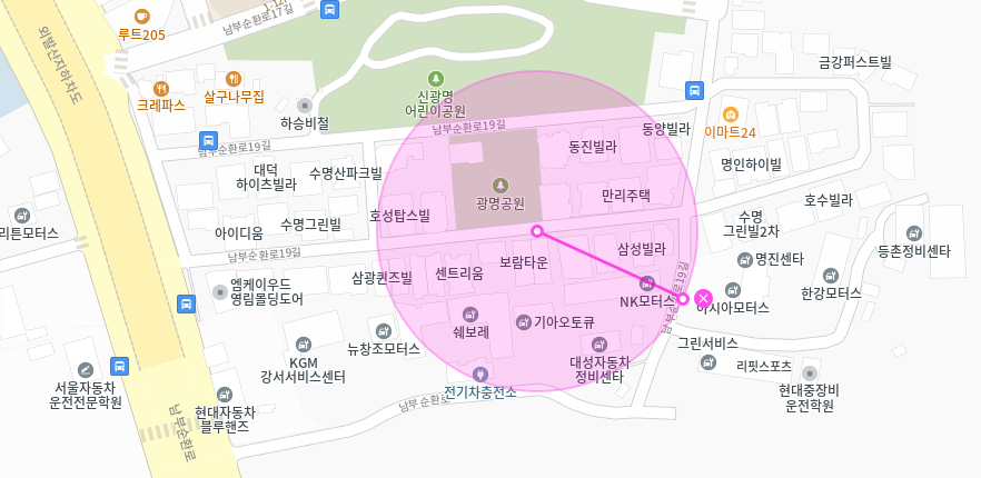 외발산동 월주차_신광명마을에 위치한 월주차장 추천