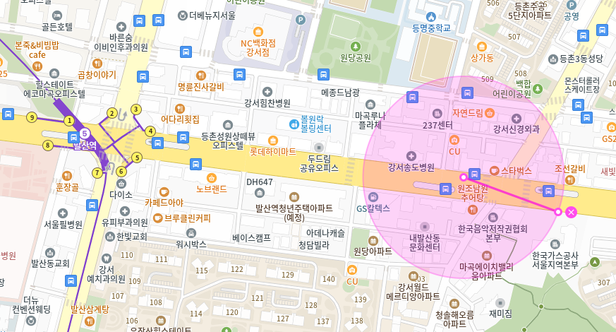 발산역 월주차_동명중학교 인근에 있는 월주차장 안내합니다.