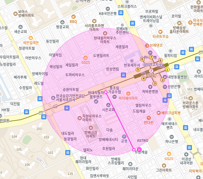 방배동 월주차 방배동 인근 주차장 안내