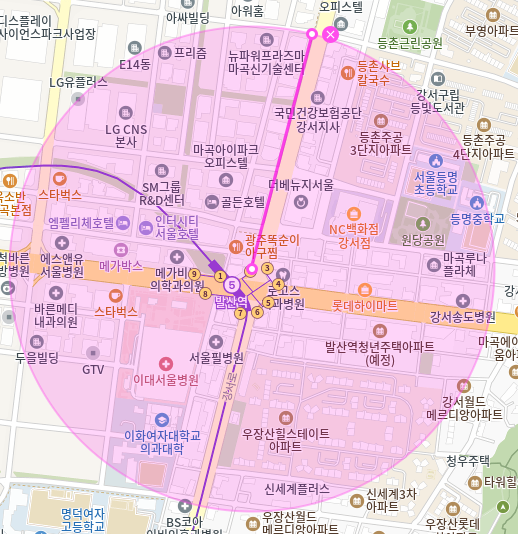 발산역 월주차 발산역 - 마곡지구 인근 월주차장을 안내드립니다.