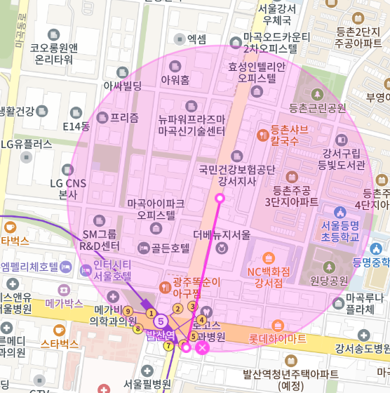 발산역 월주차 발산역 인근 편리하고 안정적인 주차는 주만사 월주차!