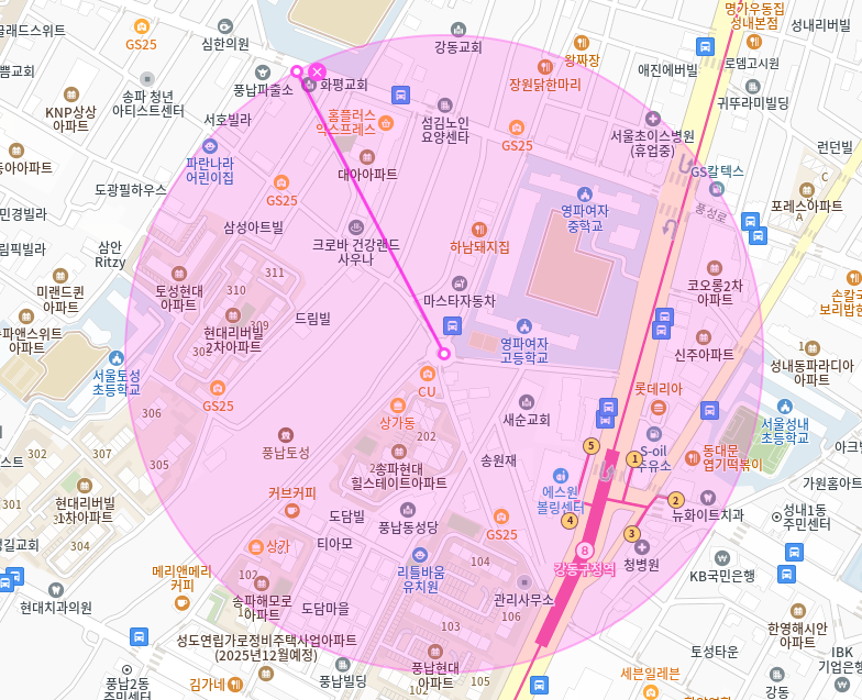 풍납동 월주차 강동구청역 인근 24시간 지정석 주차장으로 주차 고민 해결하세요