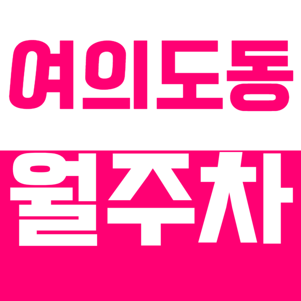 여의도동 월주차, 국회의사당역 KBS 도보 2분거리 찐역세권 24시간 주차장 소개 대표 이미지