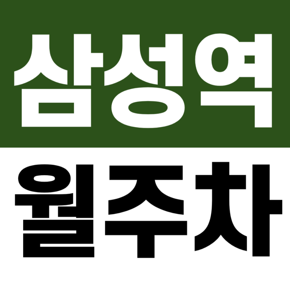 삼성역 월주차 11만원 4번출구 인근 출퇴근용 정기 주차장 추천 대표 이미지