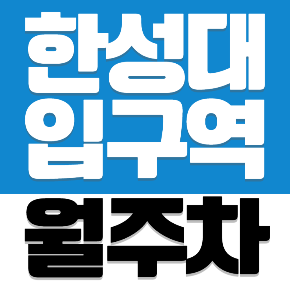 한성대입구역 월주차  6번 출구 인근 지정석 이용 가능한 자주식 주차장 대표 이미지