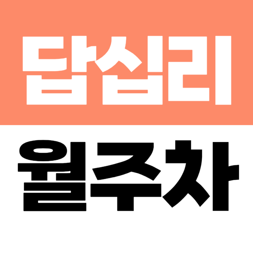 답십리역 주차장 10만원대 SUV가능한 단일주차 월정기권 매물 추천 대표 이미지