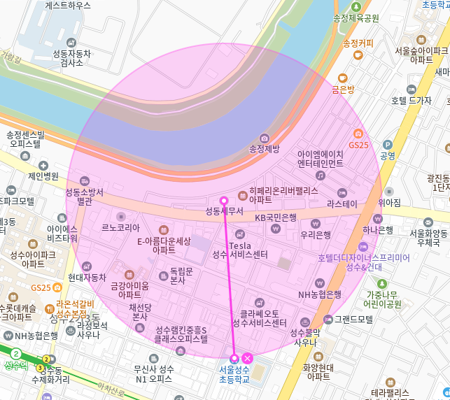 성수동 월주차 | 아남어린이공원 5분, 세무서·사우나 7분! 24시간 자주식 주차장