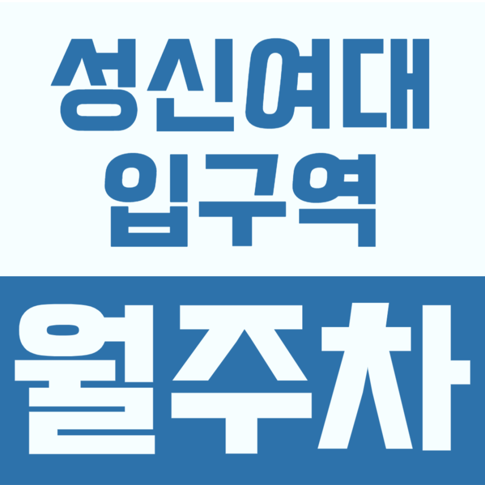 성신여대입구역 월주차 | 동소문동 인근 SUV도 가능한 도보 3분 장기주차장 역세권 지정석 안내 대표 이미지