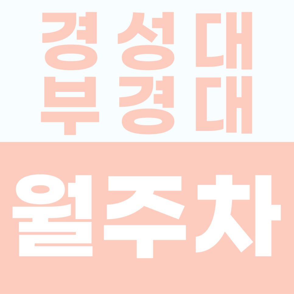 경성대·부경대역 월주차 | 부산 대학가의 주차 지옥을 탈출할 가성비 끝판왕 정기권 대표 이미지