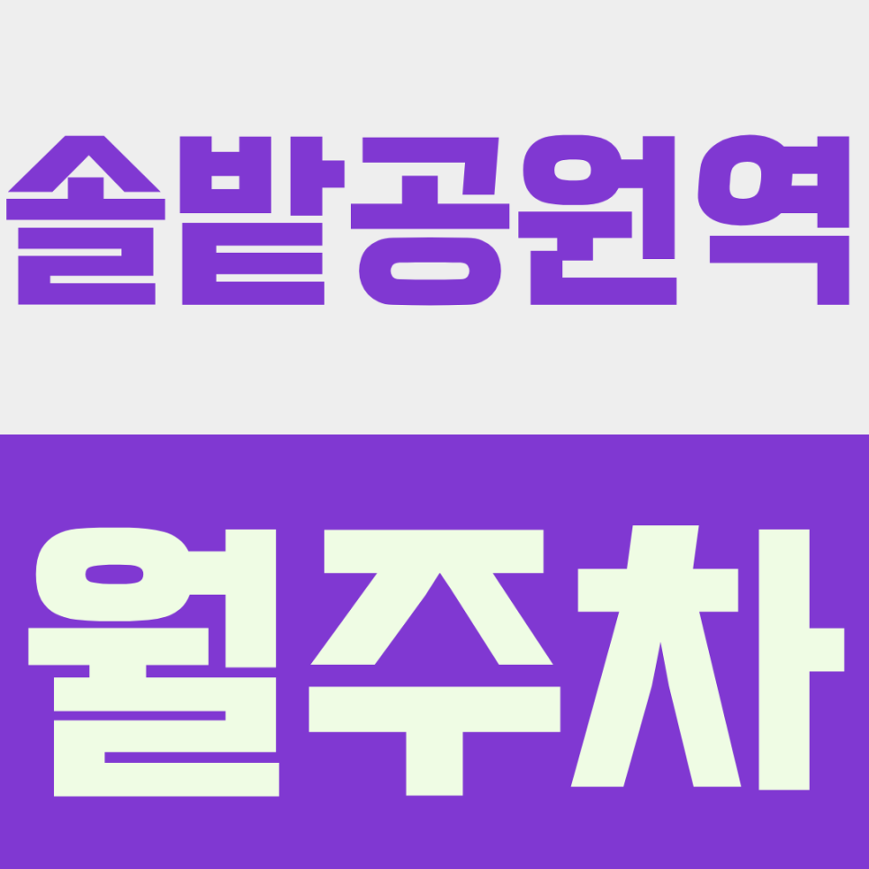 솔밭공원역 월주차ㅣ솔밭공원역 주민분들 주목! 매일 밤 빌라 골목에서 주차 자리 찾다 지친 분들을 위한 꿀팁 대표 이미지