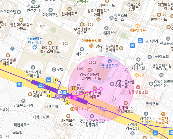 강동역 월주차 / 따끈따끈 신상 주차장 얼른 가져가세요!