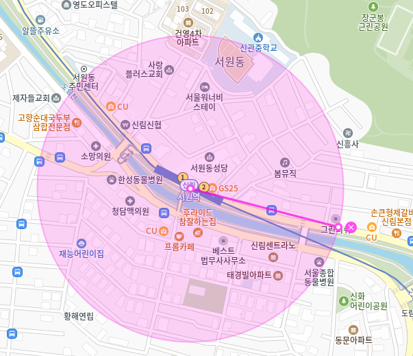 서원역 월주차 | SUV까지 OK! 초역세권 월정기권 주차장
